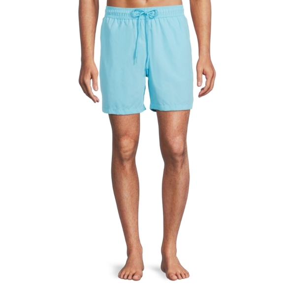 New! GEORGE Men's Light Blue Swim Shorts.  3XL 48-50 - Picture 1 of 5